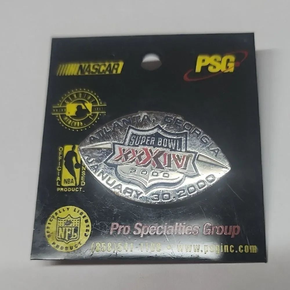 PSG Super Bowl XXXIV Pin Atlant Georgia January 30, 2000